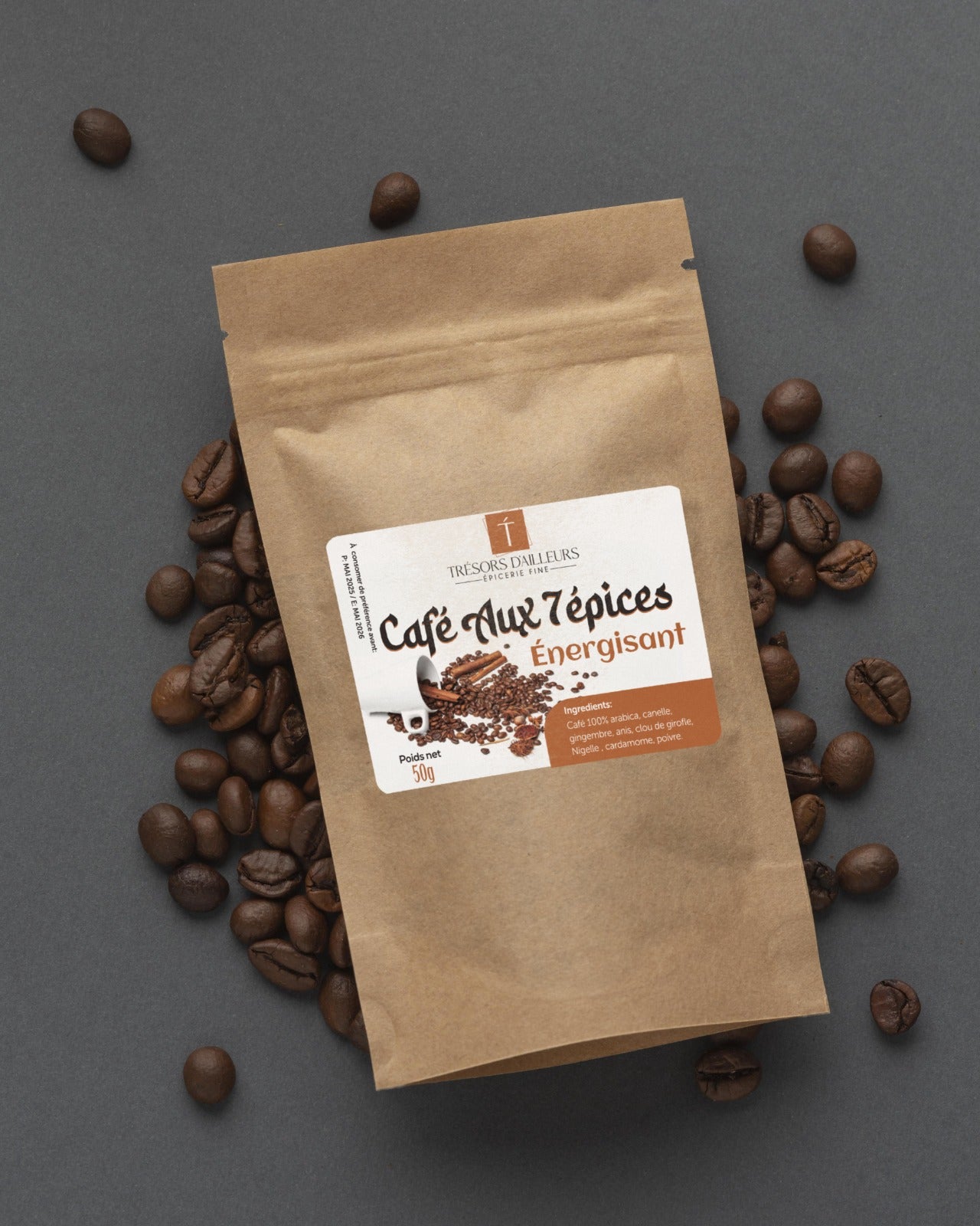 CAFÉ AUX 7 ÉPICES – Café énergisant aux saveurs orientales