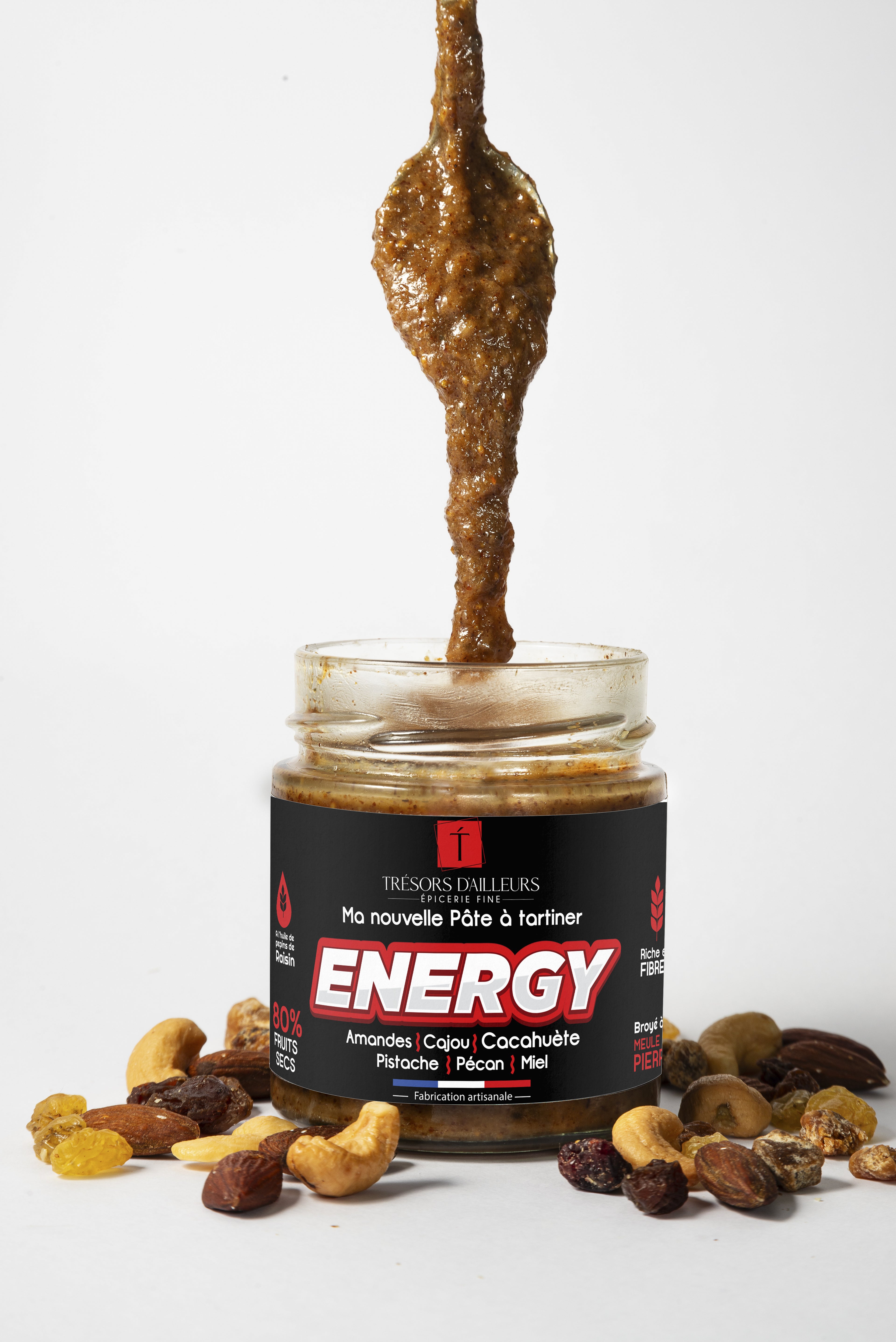 ENERGY – Pâte à tartiner naturelle pour sportifs sans sucre ajouté