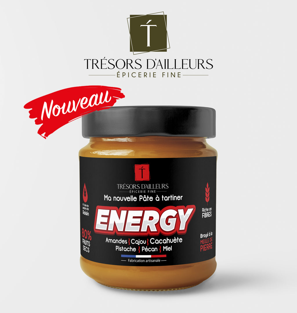 ENERGY – Pâte à tartiner naturelle pour sportifs sans sucre ajouté