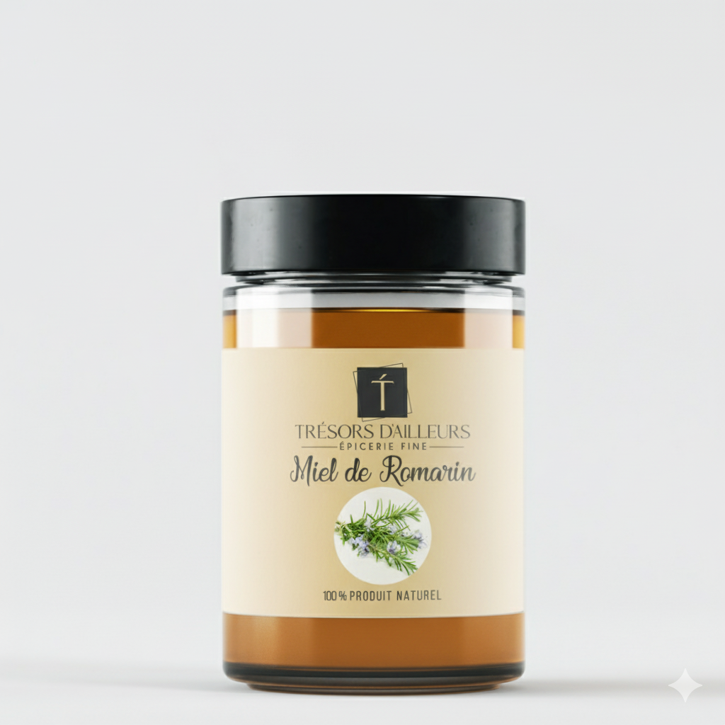 MIEL DE ROMARIN  – DOUCEUR FLORALE & FRAÎCHEUR MÉDITERRANÉENNE