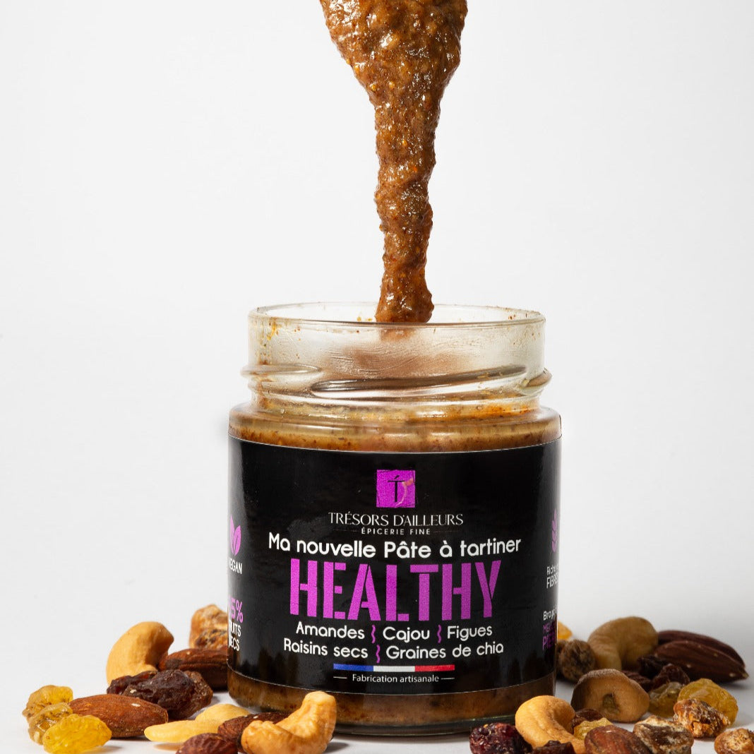 HEALTHY – Pâte à tartiner aux superaliments (spiruline & chia)