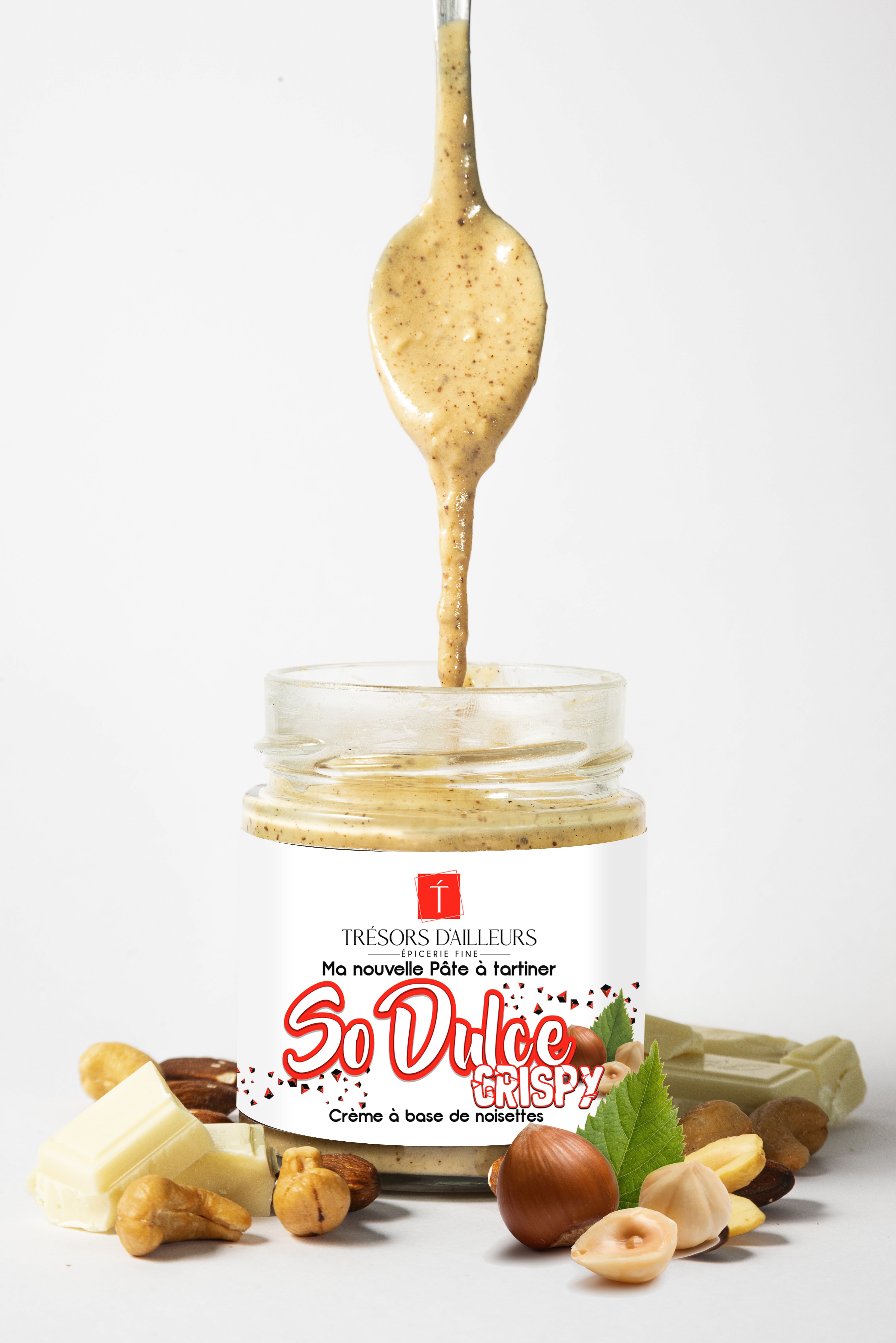 SO DULCE – Pâte à tartiner aux noisettes et praliné maison