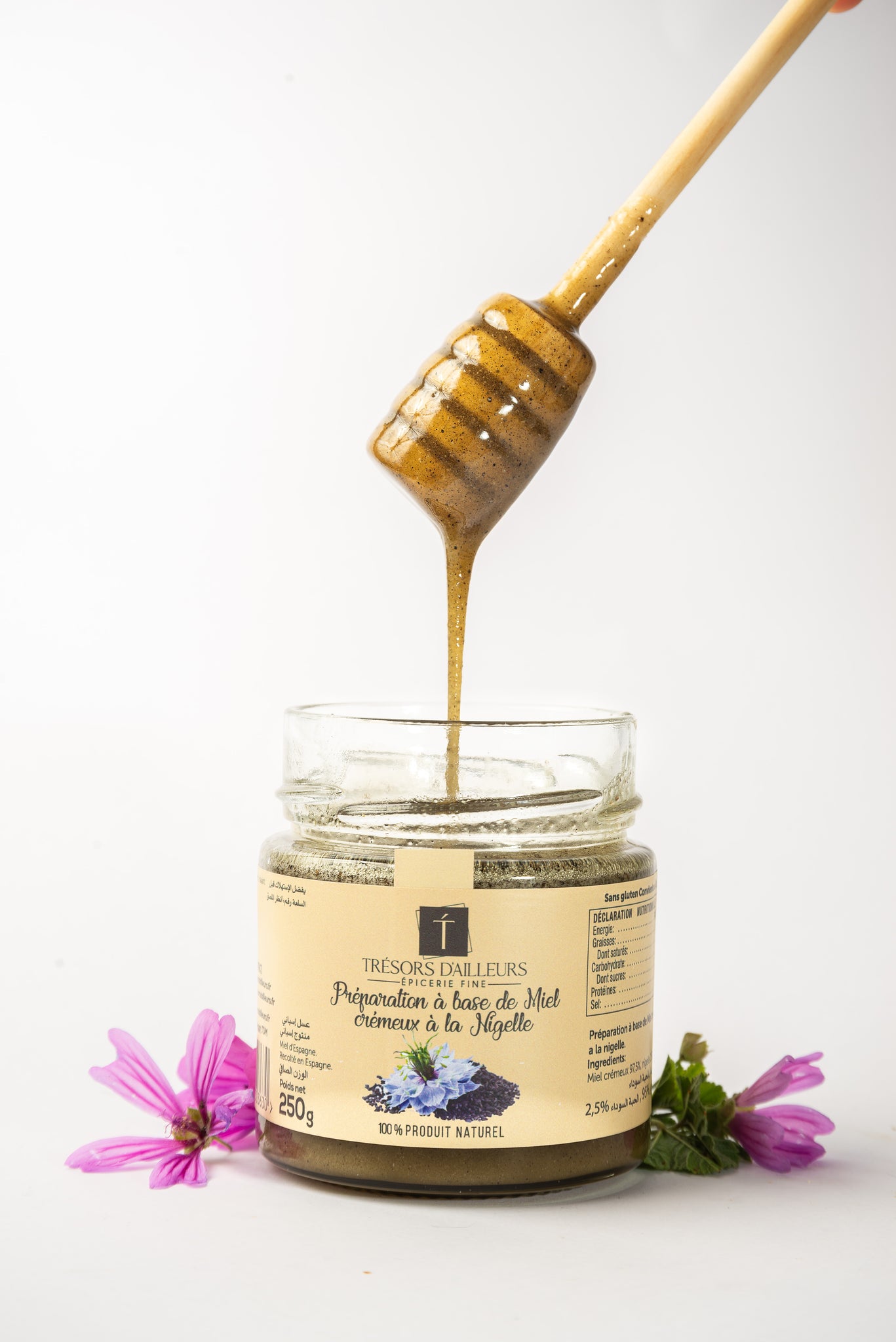 Miel crémeux à la Nigelle 250g – Tresors d'Ailleurs