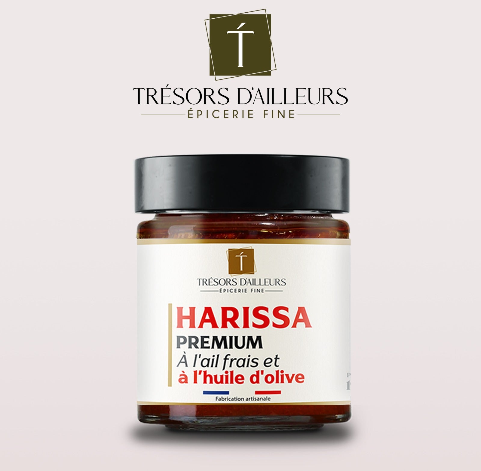 Harissa Premium à l'Ail Frais et à l'Huile d'Olive 190g