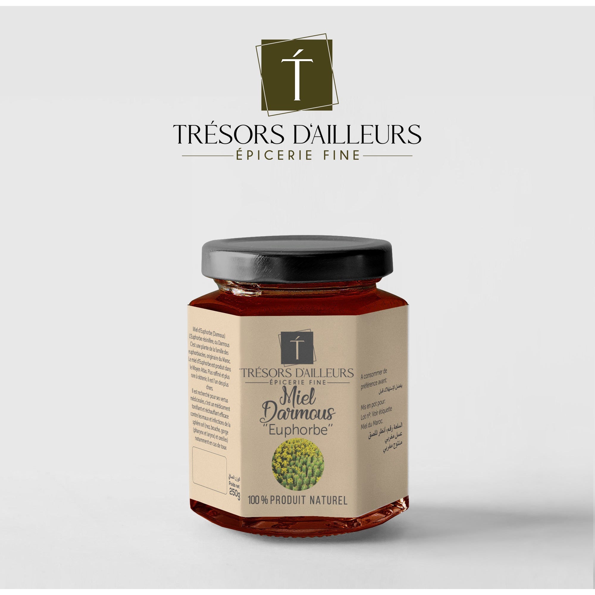 Miel DARMOUS "Euphorbe" du MAROC 250g